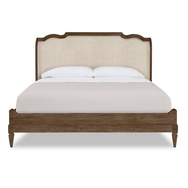 Camden Nichole King Bed In Rustic Brown