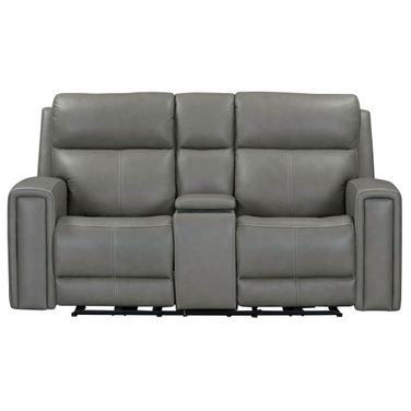 Camden Loveseat with Console P3 and ZW In Aline Light Gray