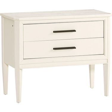 Camden White Liv360 Nightstand In Domino
