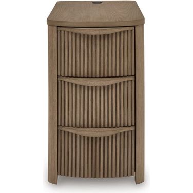 Camdill Chairside End Table In Light Brown