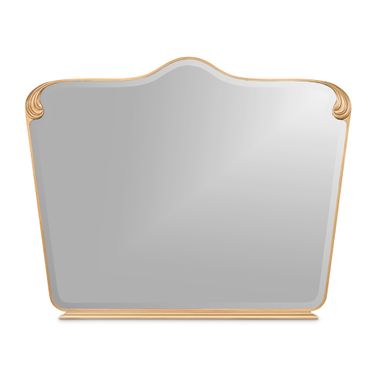 Camellia Field Dresser Mirror In Warm Pecan