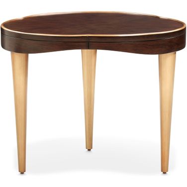 Camellia Field End Table In Warm Pecan