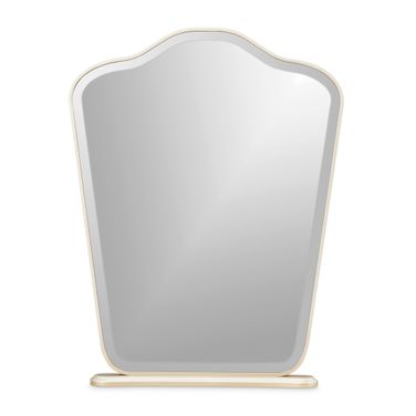 Camellia Field Vanity Mirror In Caramel