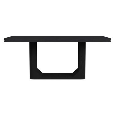 Camelot 72 Inch Rectangular Dining Table In Black