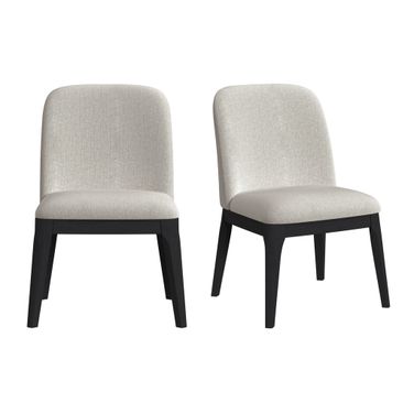 Camelot Dining Side Chair Set of 2 In Black