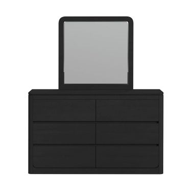 Camelot Dresser and Mirror Set In Black