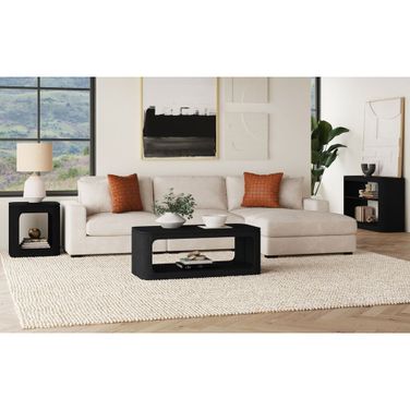 Camelot Occasional Table Set In Black