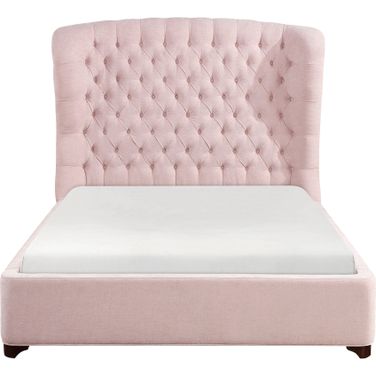 Cameo California King Panel Bed In Pink