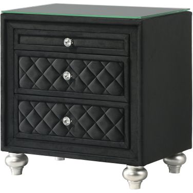Cameo Night Stand In Black