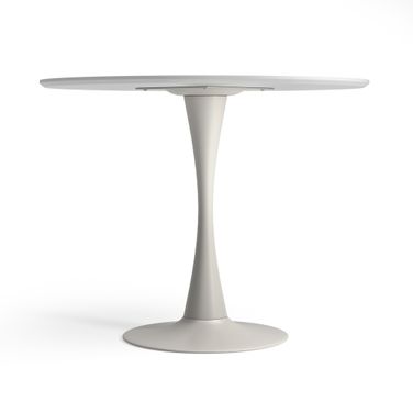 Cameron 36 Inch Round Dining Table In White