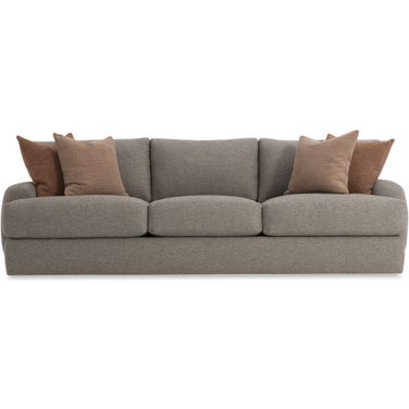 Cameron Fabric Sofa In Brown