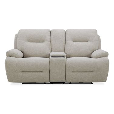 Cameron Power Loveseat with Console and Zero Gravity In Nathan Ginger
