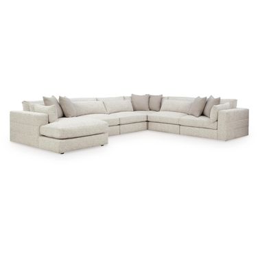 Camfield 6-Piece Sectional with LAF Chaise In Snow