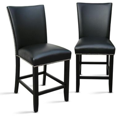 Camila Black Counter Chair - Set Of 2