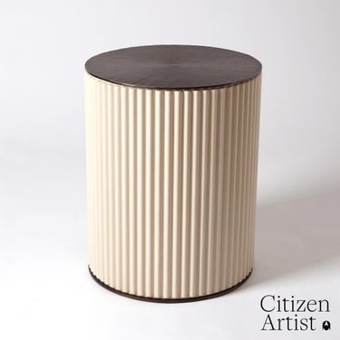 Camille Side Table In Bronze