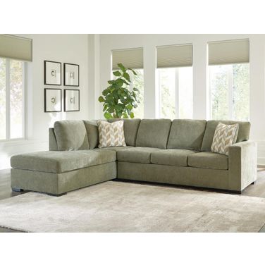 Camparia 2-Piece Sectional with Chaise In Moss