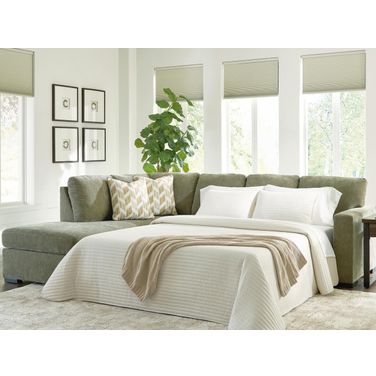 Camparia 2-Piece Sleeper Sectional with Chaise In Moss