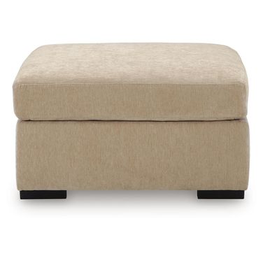 Camparia Oversized Accent Ottoman In Almond