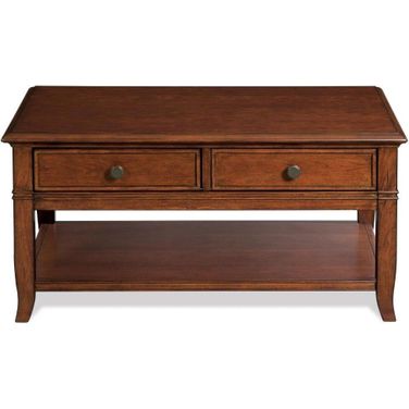 Campbell Burnished Cherry Cocktail Table
