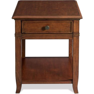 Campbell Burnished Cherry End Table