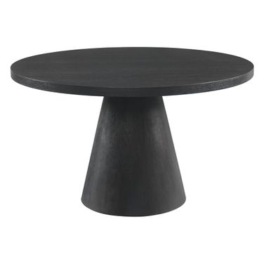 Canal Round Dining Table In Black