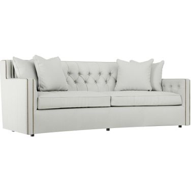 Candace Fabric Sofa In Bone