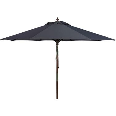 Cannes Grey 9 Wooden Outdoor Umbrella