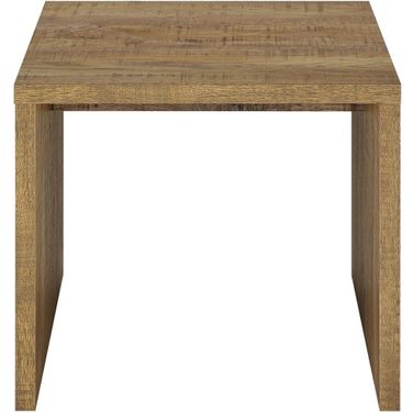 Canoga Engineered Wood Accent Side End Table In Mango