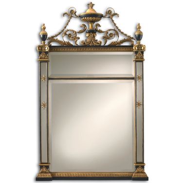 Canova Mirror In Burnished Gold