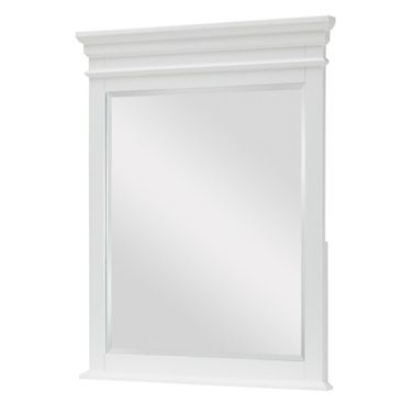 Canterbury 2.0 Vertical Mirror In Natural White