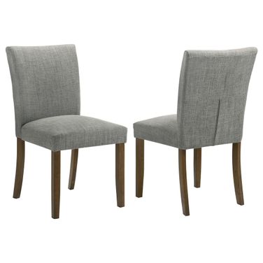Cantley Upholstered Dining Side Chair Set of 2 In Grey