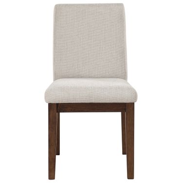 Canton Upholstered Side Chair Set of 2 In Brown