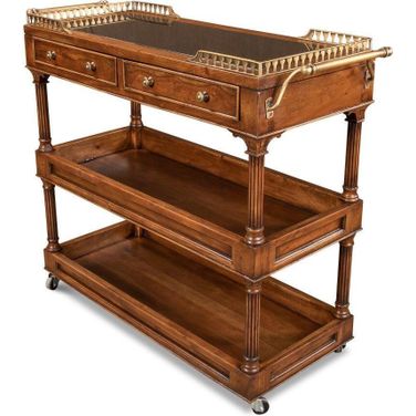 Capital Fruitwood Brown Serving Cart