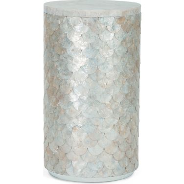 Capiz Accent Table In Capiz Shell