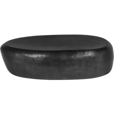 Capsule Aluminum Coffee Table In Black and Antique Black