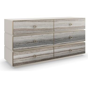 Caracole Classic Bedrock Dresser In Gold