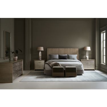Caracole Classic Dream Chaser Bedroom Set In Brushed Gold
