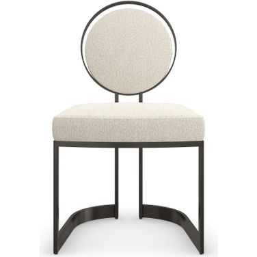 Caracole Classic La Lune Dining Chair Set of 2 In Chocolate