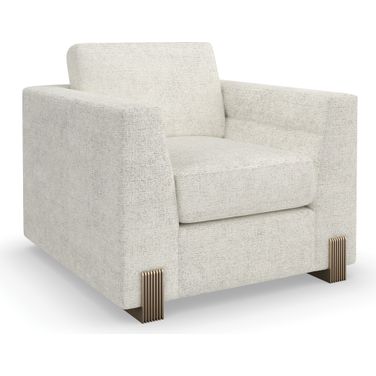 Caracole Upholstery Counter Balance Chair In Champagne Gold