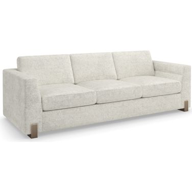 Caracole Upholstery Counter Balance Sofa In Champagne Gold