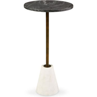 Caramont Black And Gold Accent Table