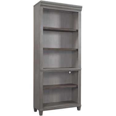 Caraway Open Bookcase In Aged Slate