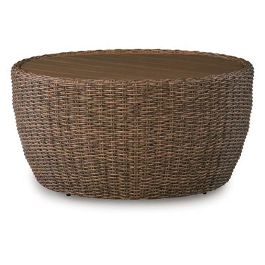 Cardiff Beach Outdoor Coffee Table In Beige