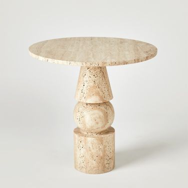 Cargo Table In Travertine