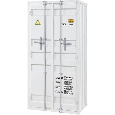 Cargo Youth Double Door Wardrobe (White)