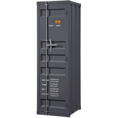 Cargo Youth Single Door Wardrobe (Gunmetal)