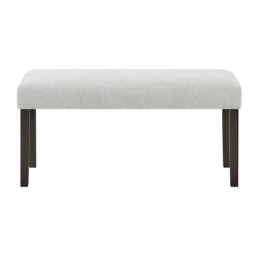 Carissa Dining Bench In Stone and Espresso