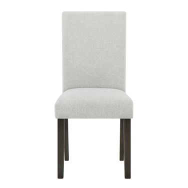 Carissa Dining Chair Set of 2 In Stone and Espresso