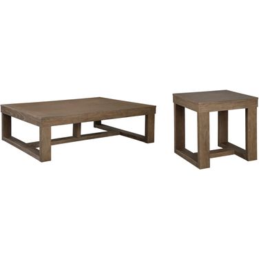 Cariton Gray Rectangular Occasional Table Set
