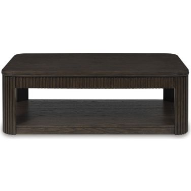 Carlibrie Lift-Top Coffee Table In Warm Brown